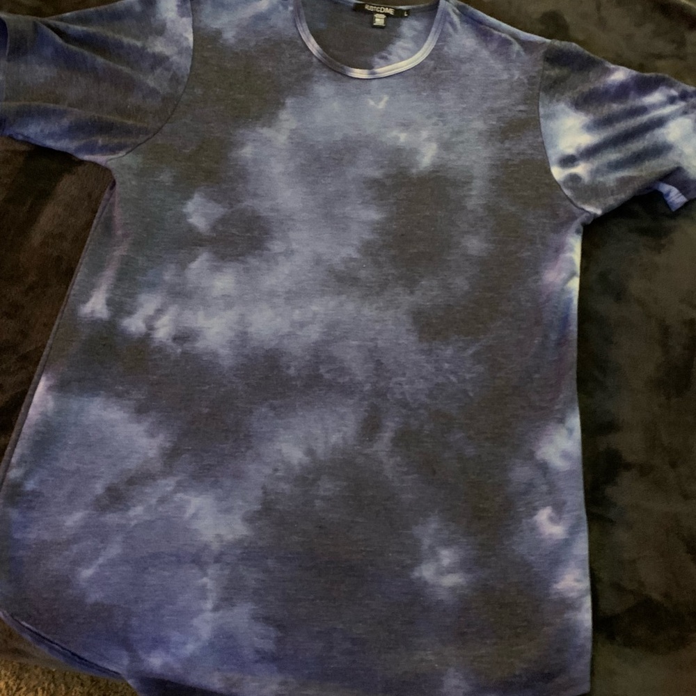 Blue and Black tie dye Long body Rustic Dime